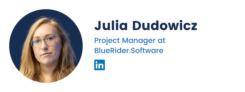 Julia Dudowicz Project Manager